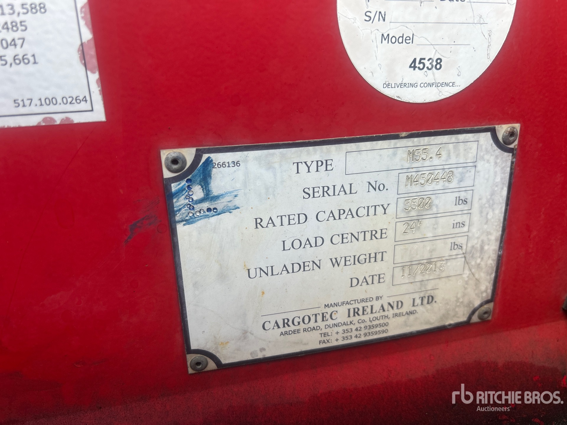 General Appearance with N.º de serie/VIN