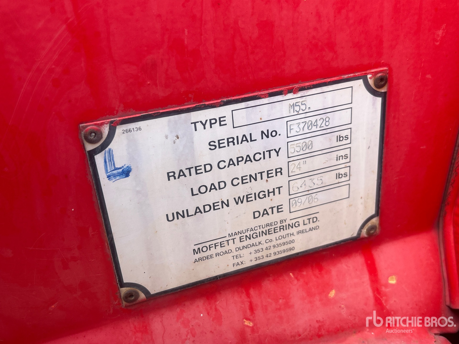 General Appearance with N.º de serie/VIN