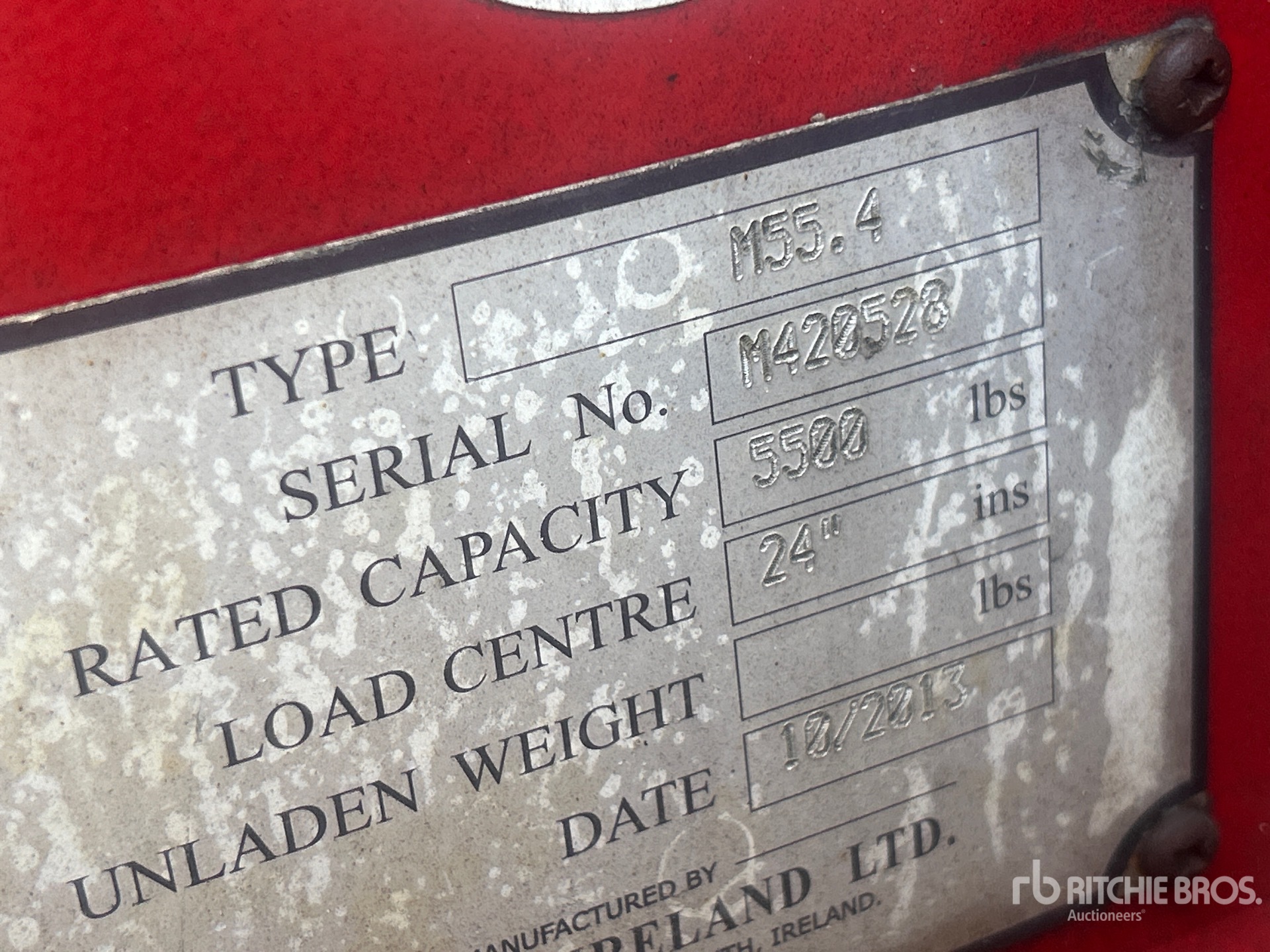 General Appearance with N.º de serie/VIN