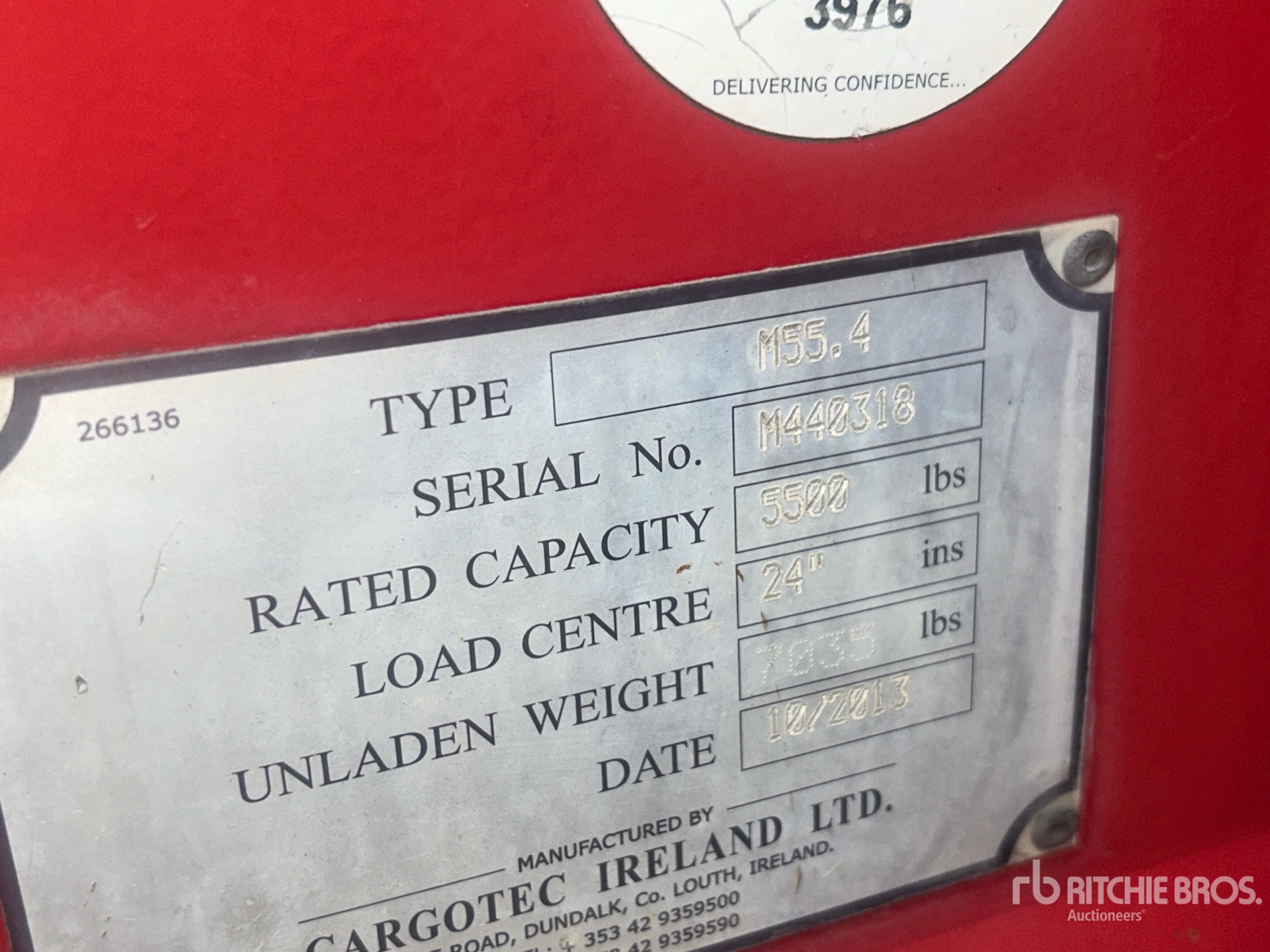 General Appearance with N.º de serie/VIN