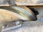 Undercarriage with Left Front Idler