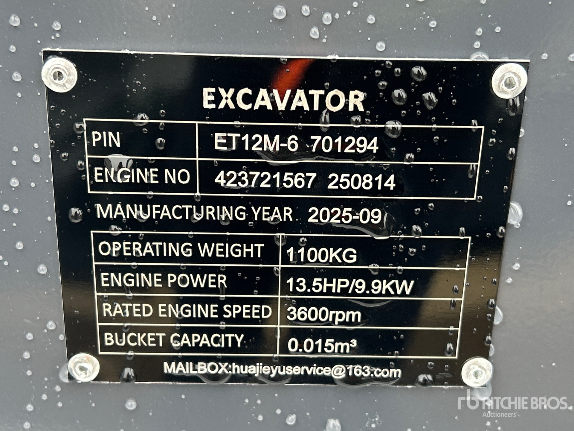 General Appearance with Numero seriale/numero d’identificazione del veicolo (VIN)