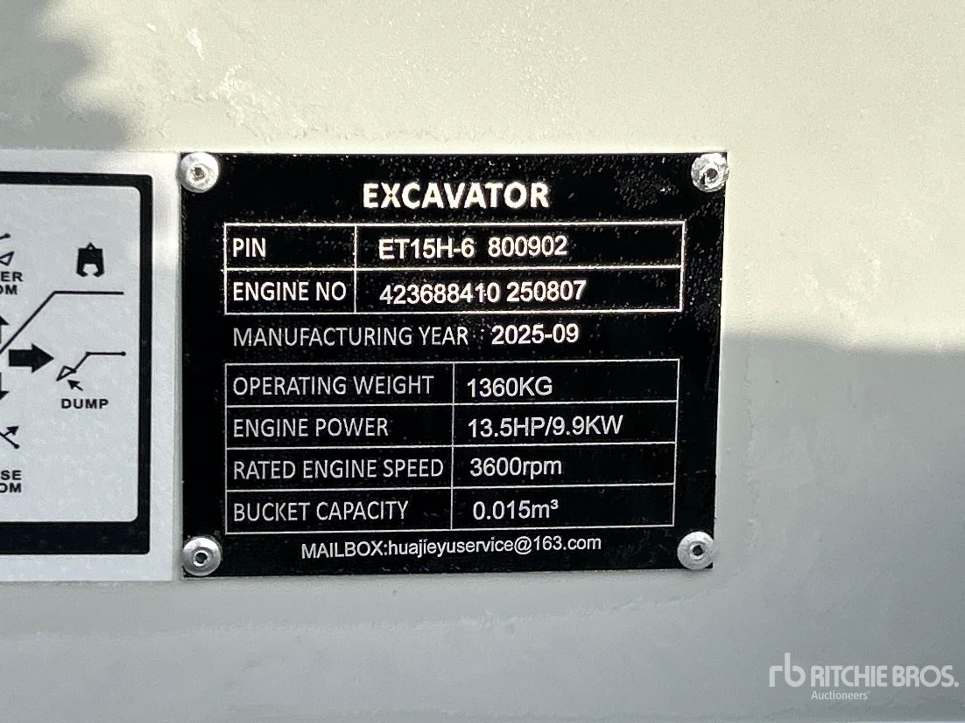 General Appearance with Numero seriale/numero d’identificazione del veicolo (VIN)