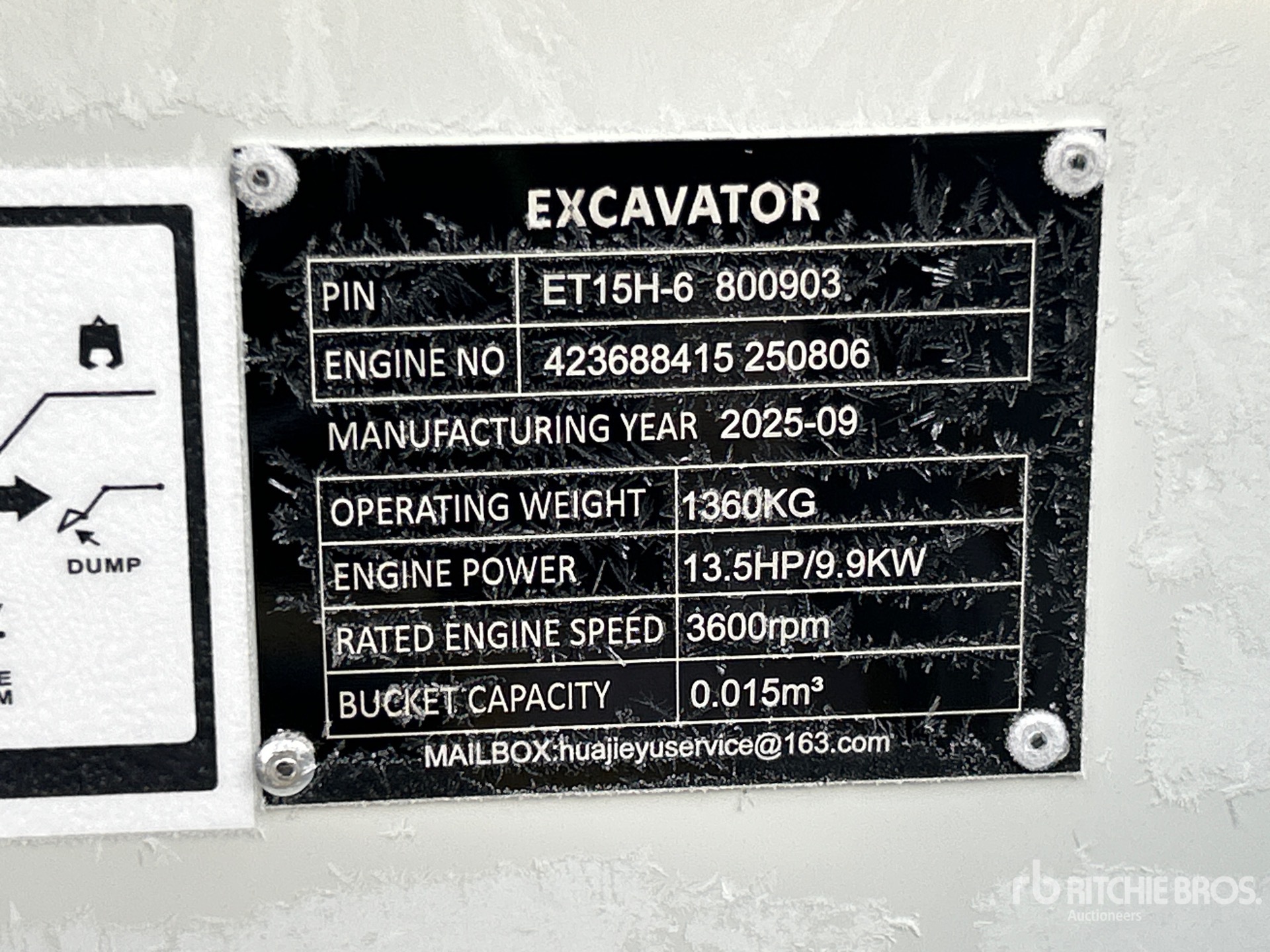 General Appearance with Numero seriale/numero d’identificazione del veicolo (VIN)