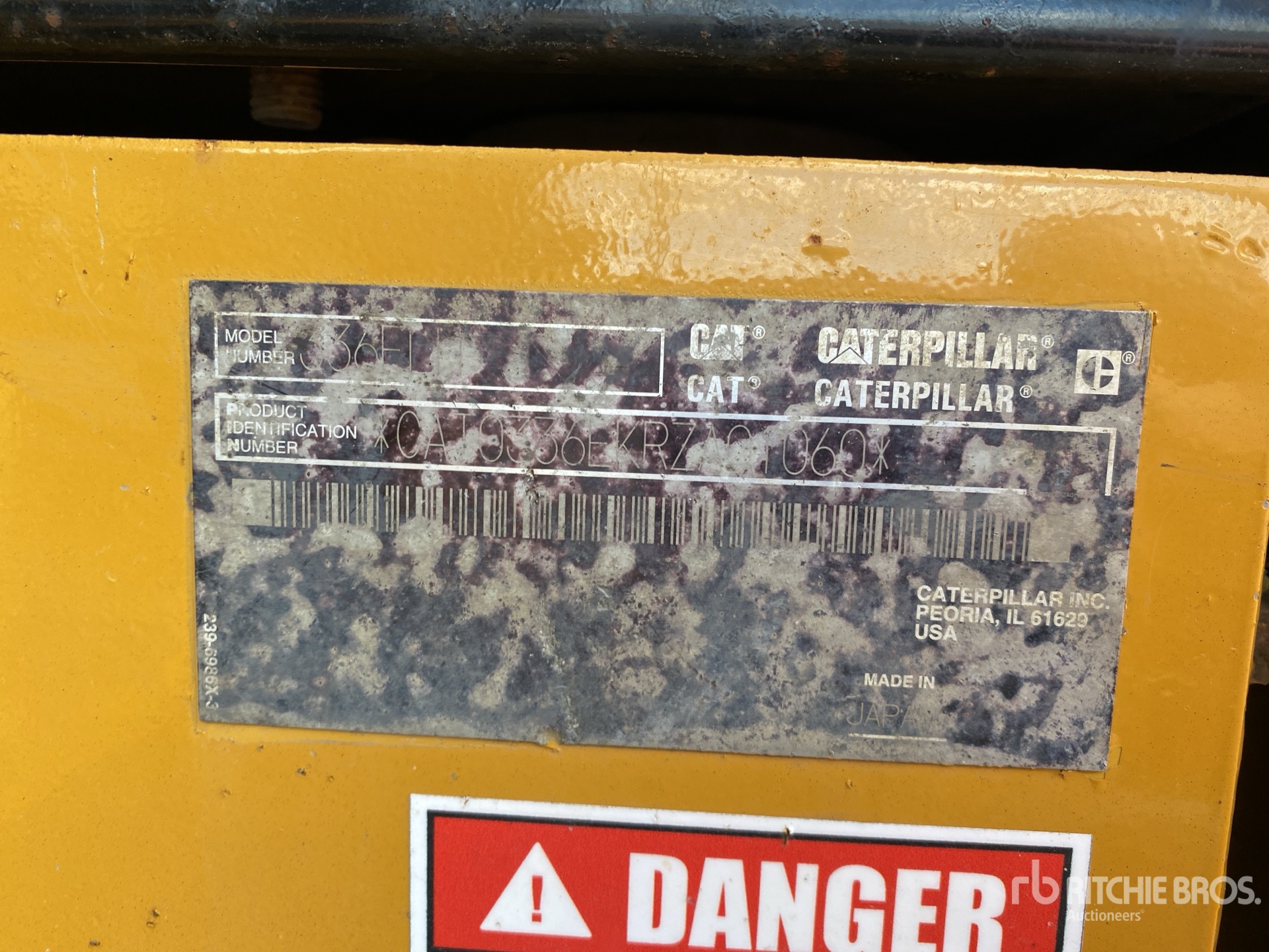 General Appearance with N.º de serie/VIN