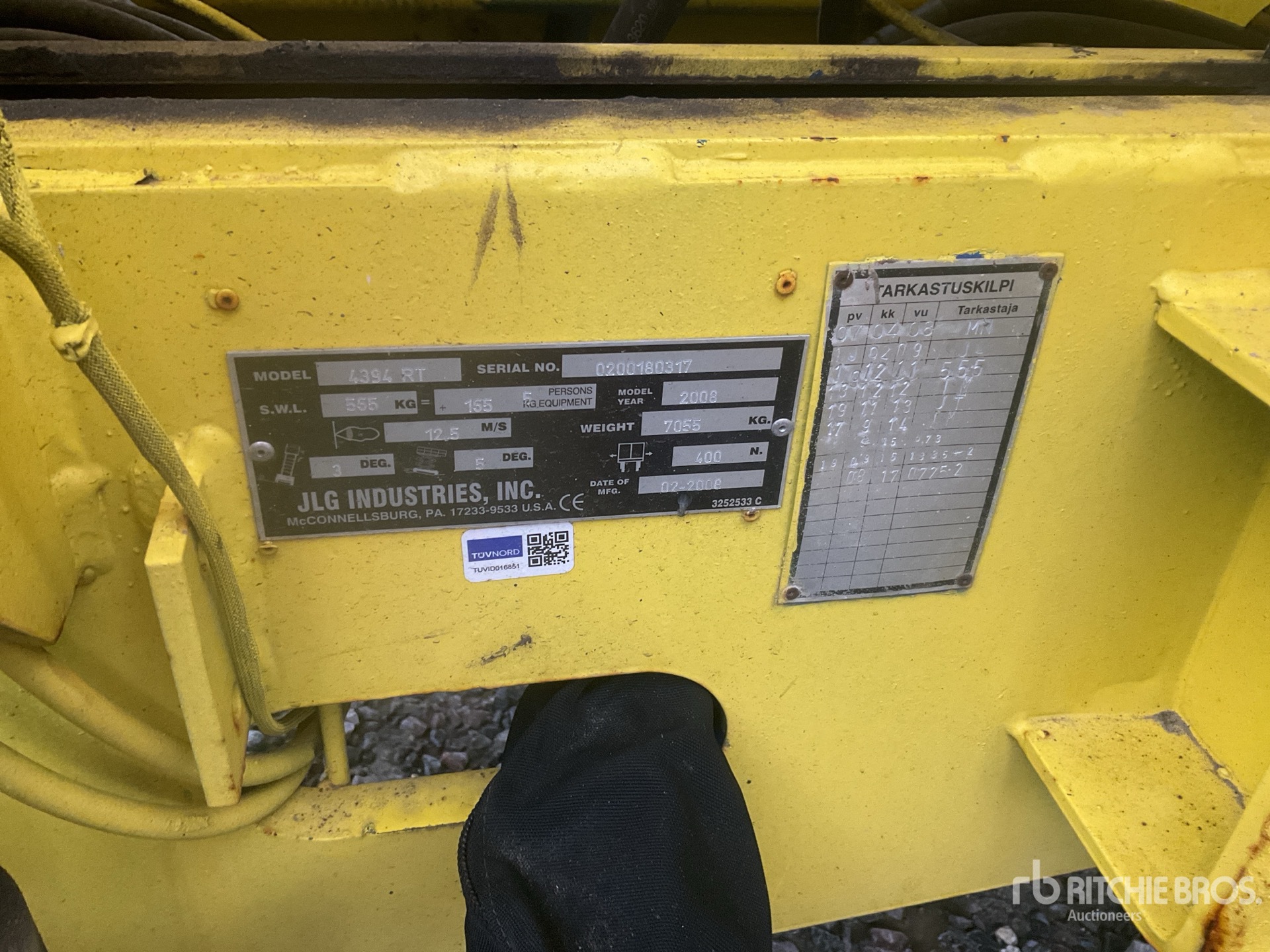 General Appearance with N.º de serie/VIN