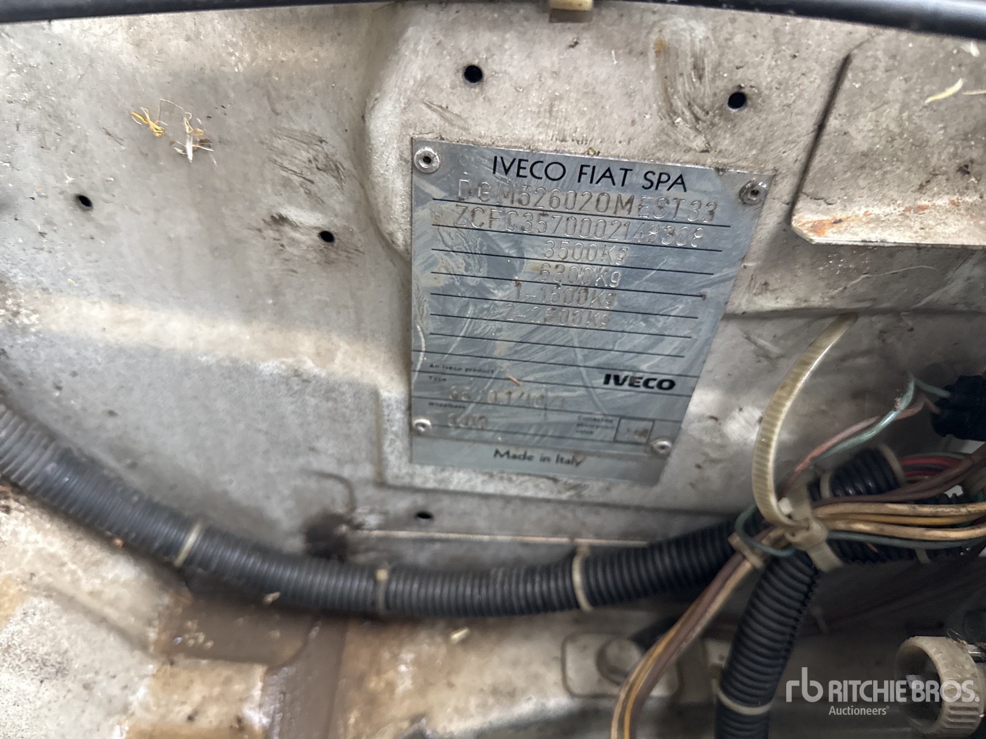 General Appearance with N.º de serie/VIN