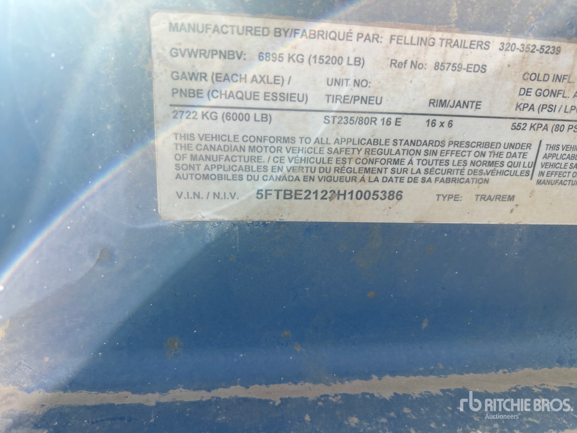 General Appearance with Numer seryjny/numer identyfikacyjny pojazdu