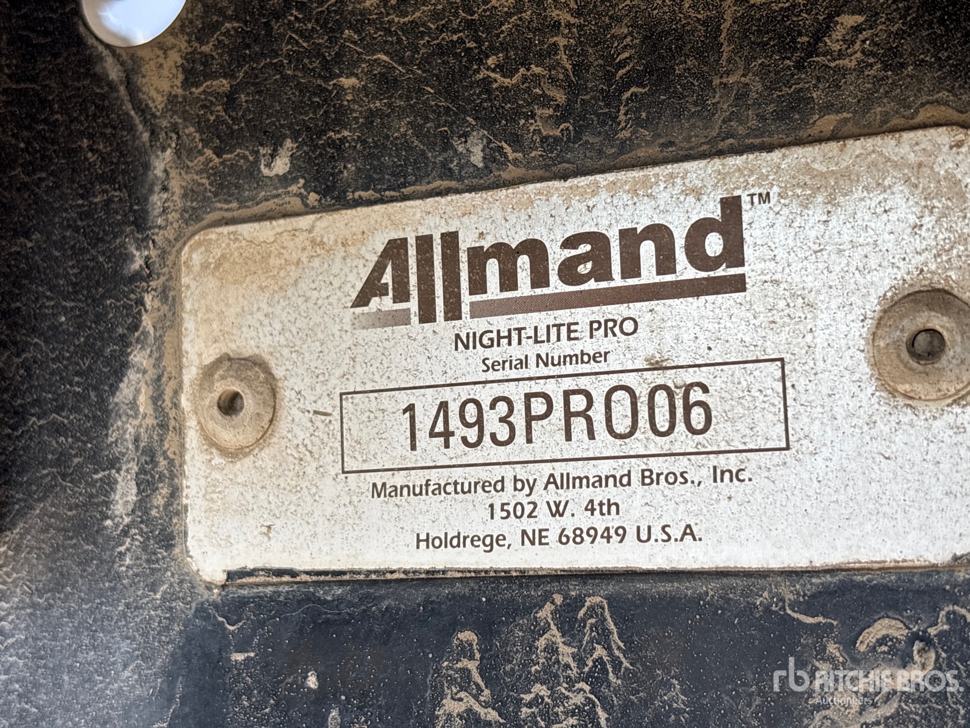 General Appearance with Unit Serial Number