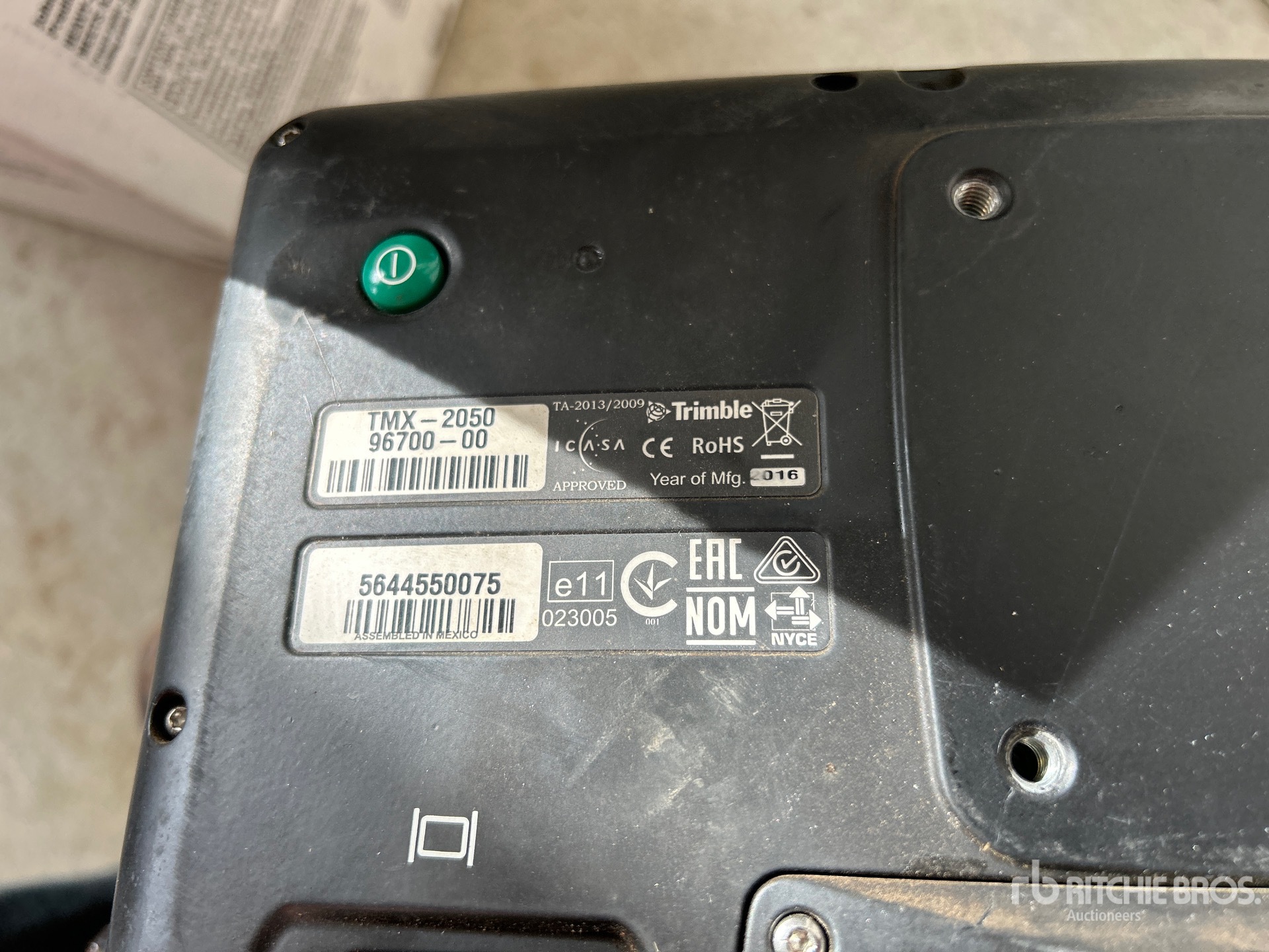 General Appearance with N.º de serie/VIN