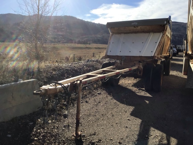 1995 Ranco 1120 T/A Turntable Pup Belly Dump Trailer 1995 Ranco 1120 T/A Turntable Pup Belly Dump Trailer