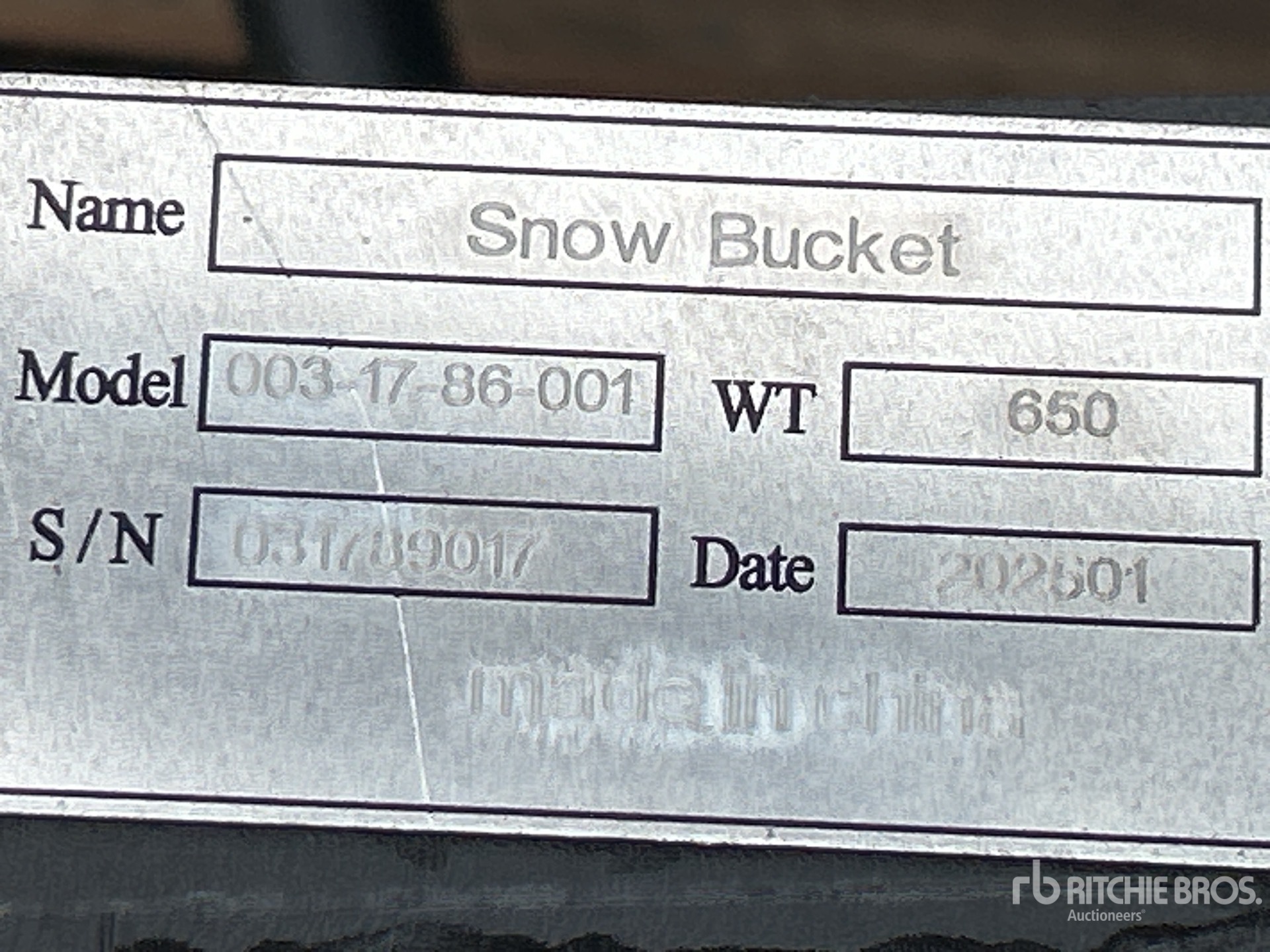 General Appearance with Seriennummer / FIN