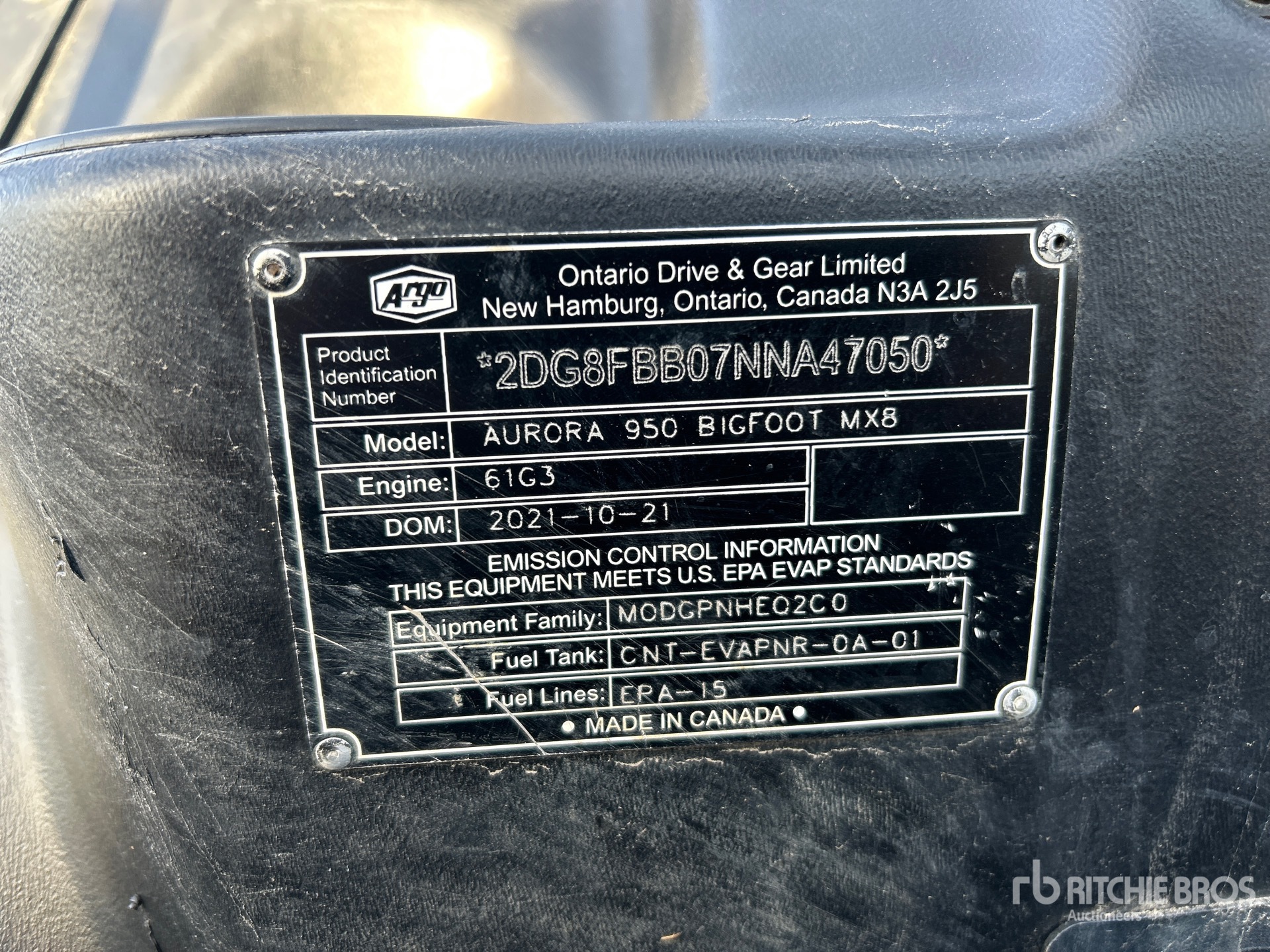 General Appearance with Seriennummer / FIN