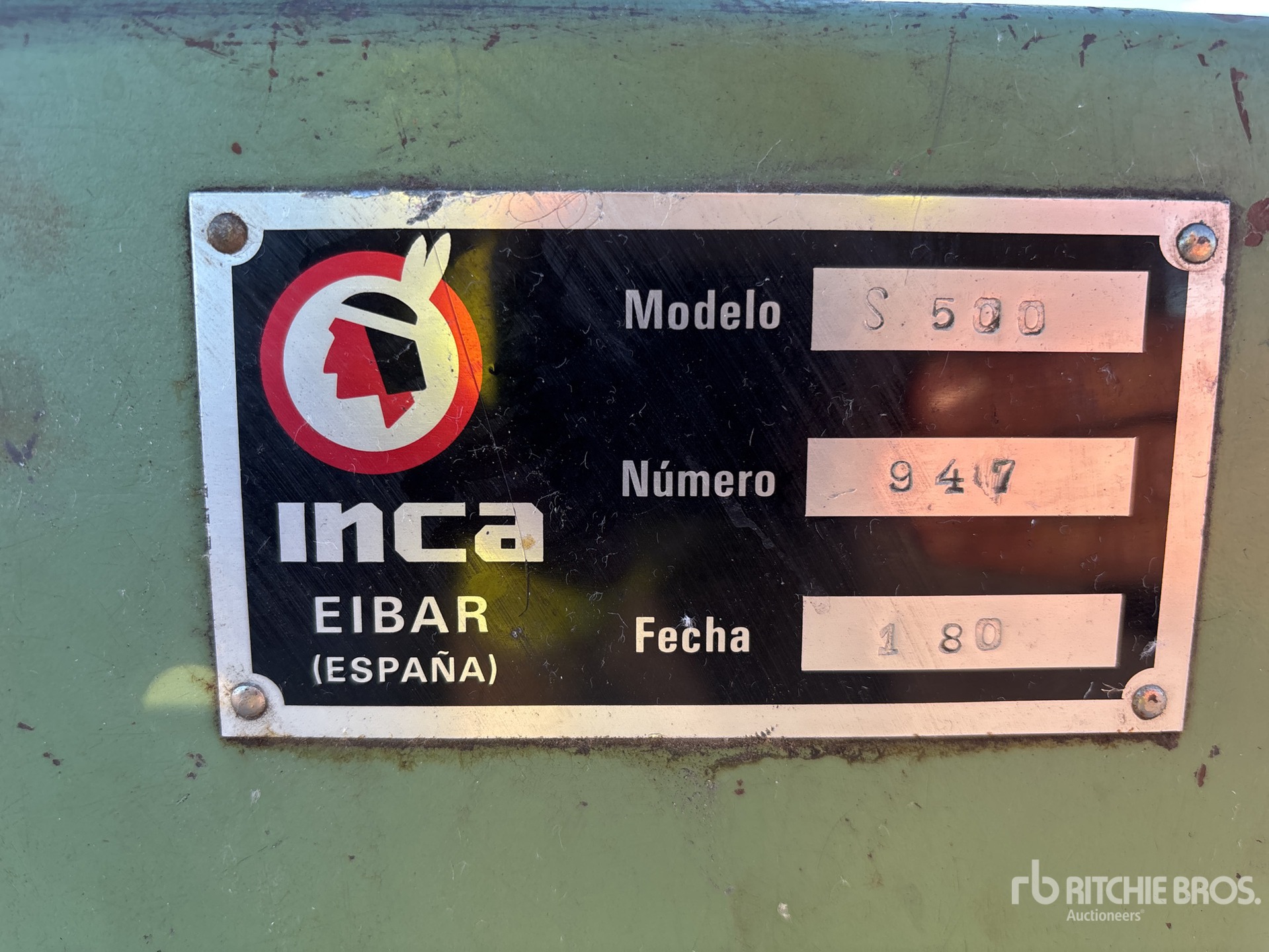 General Appearance with N.º de serie/VIN