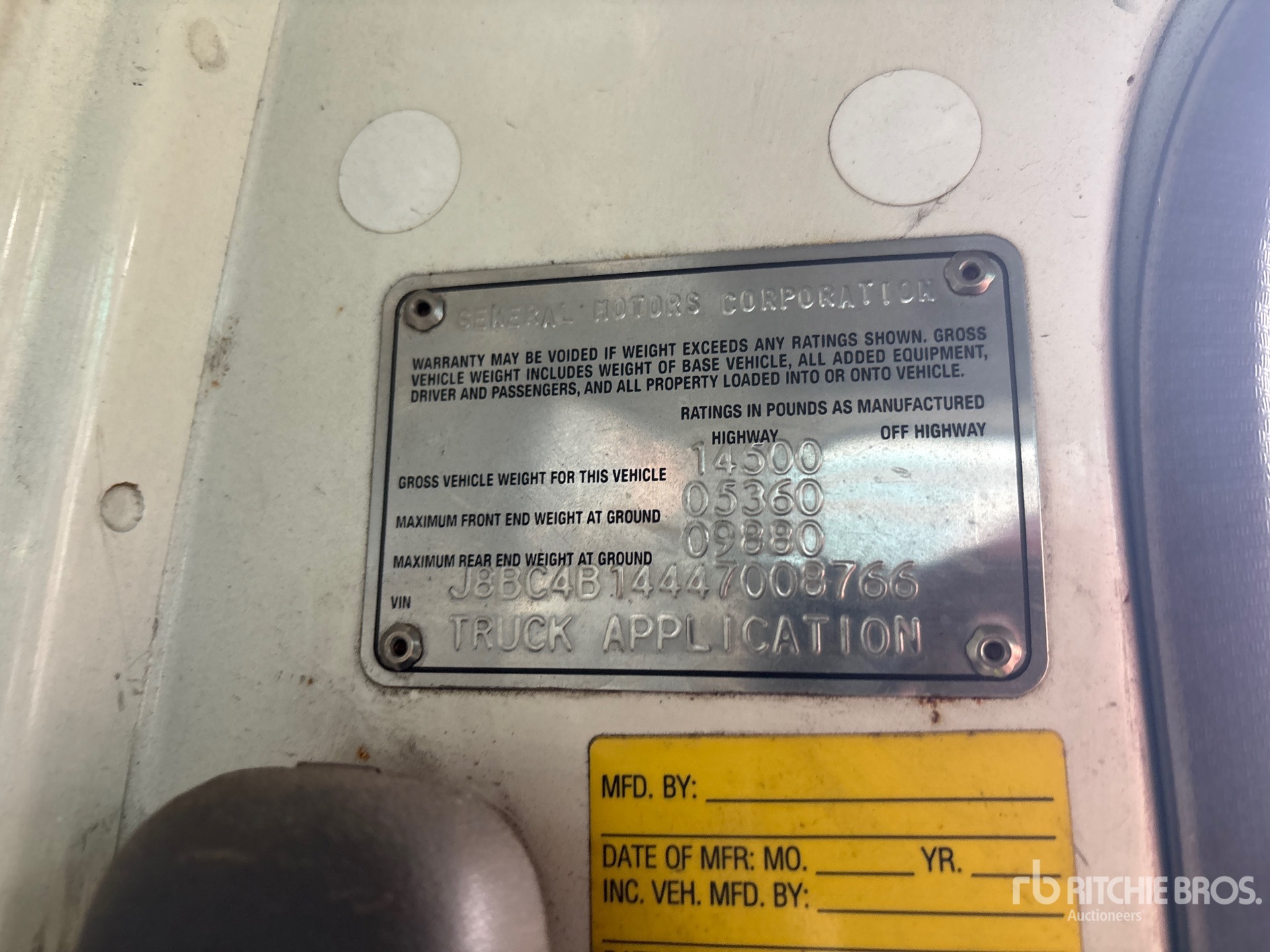 General Appearance with Seriennummer / FIN