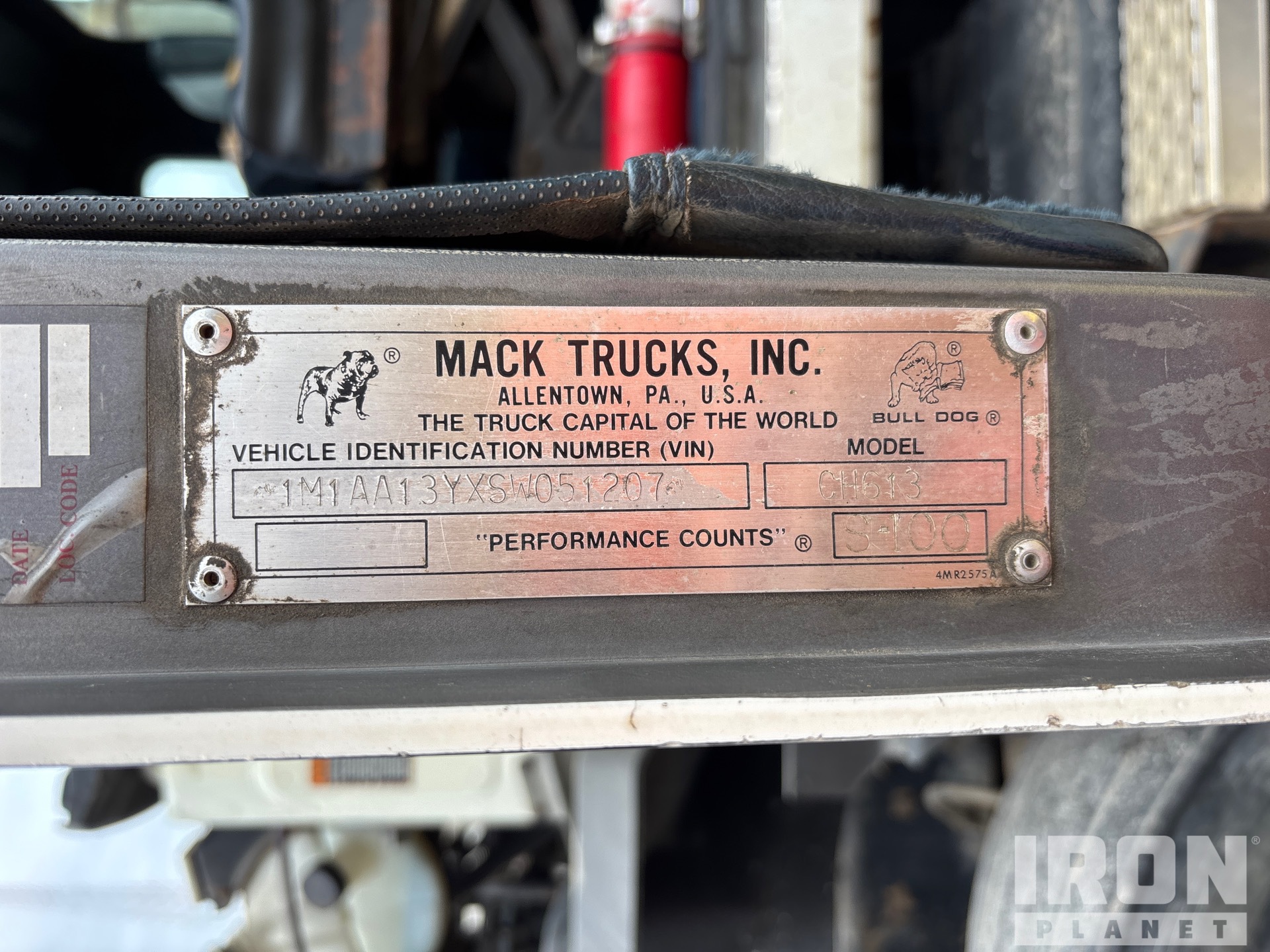 General Appearance with N.º de serie/VIN