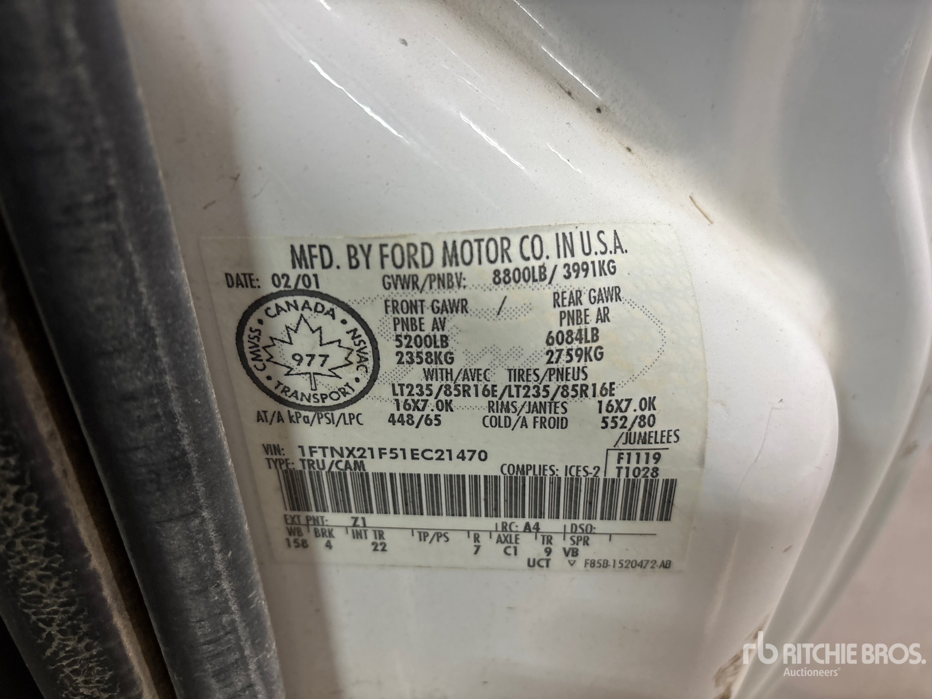 General Appearance with Seriennummer / FIN