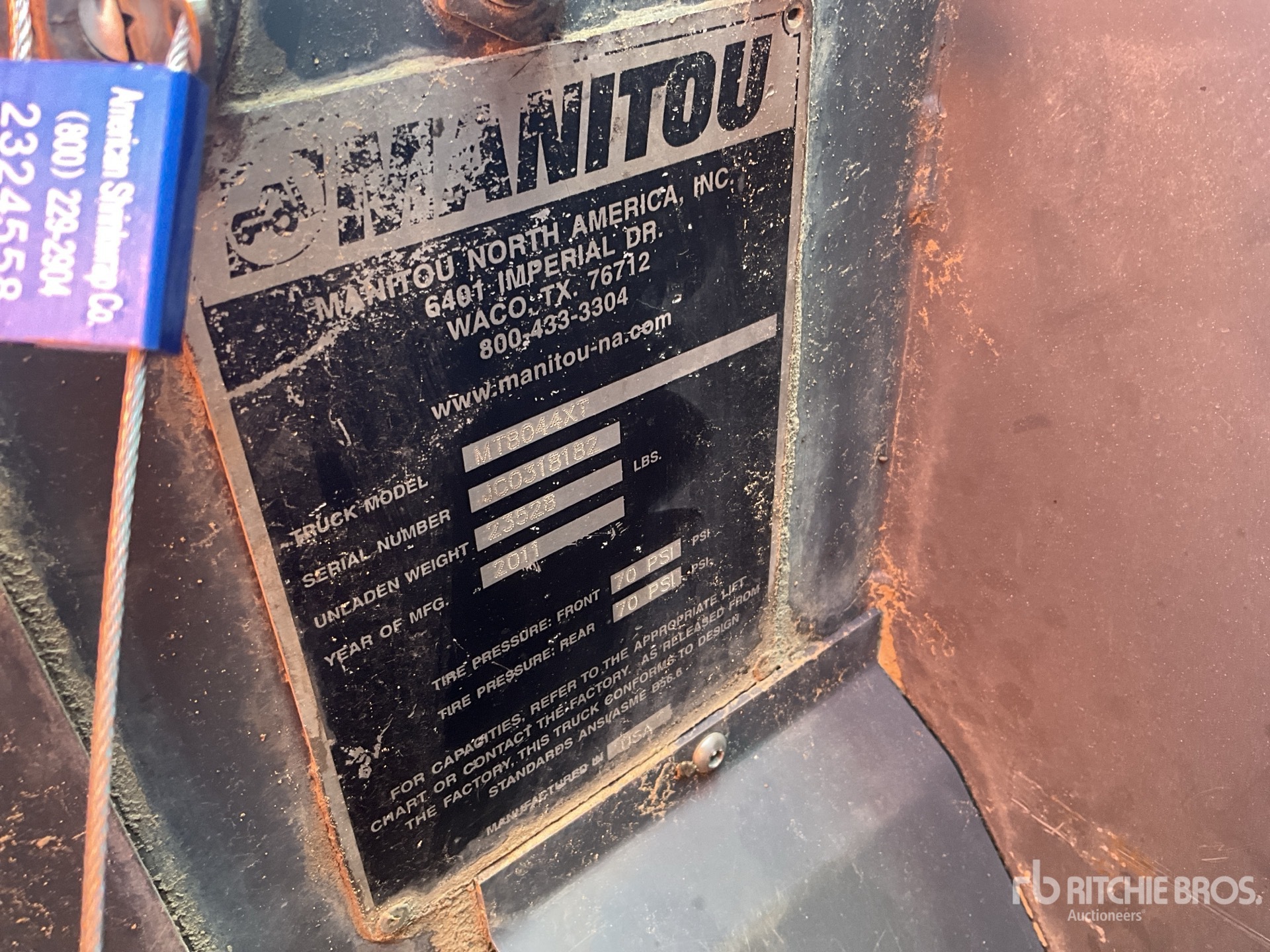 General Appearance with N.º de serie/VIN