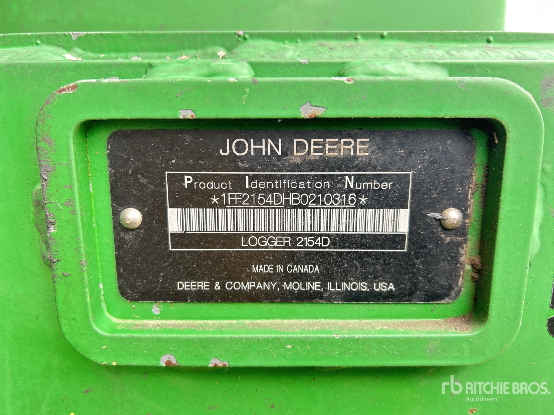 General Appearance with N.º de serie/VIN