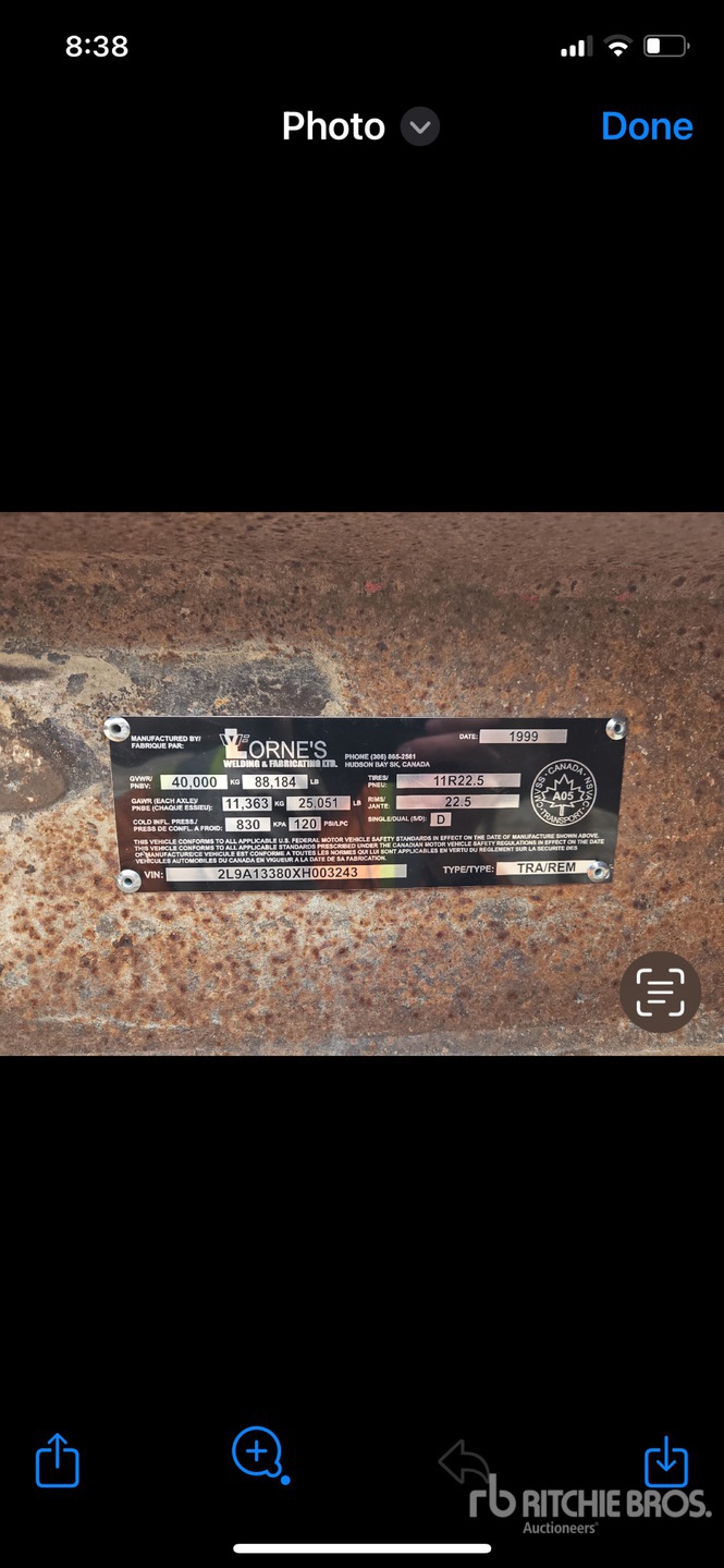 General Appearance with N.º de serie/VIN