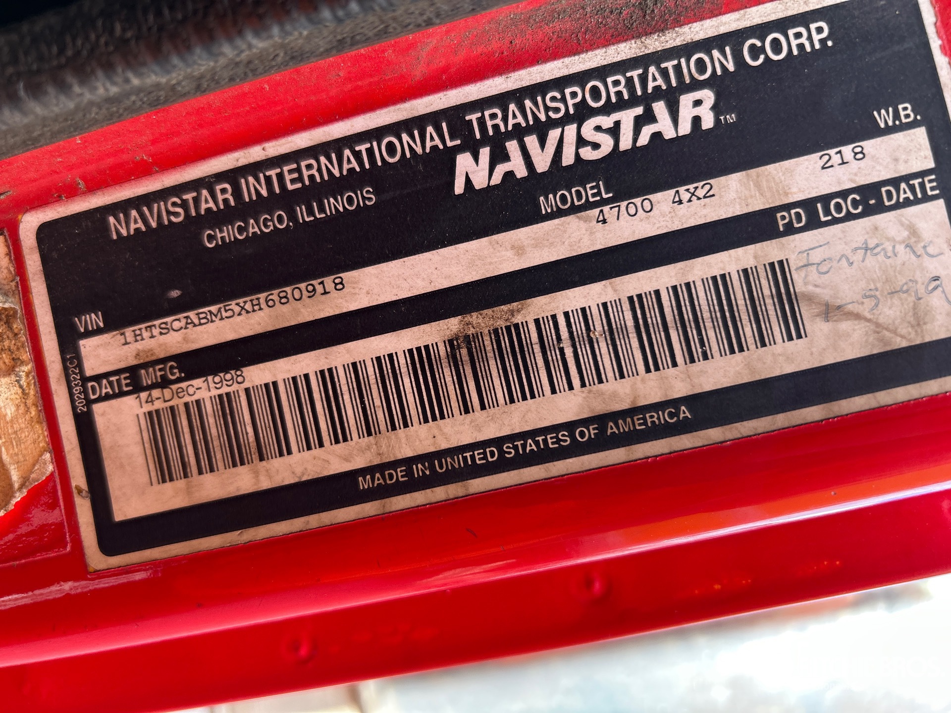 Aspect général with Numéro de série/Numéro d'identification du véhicule automobile