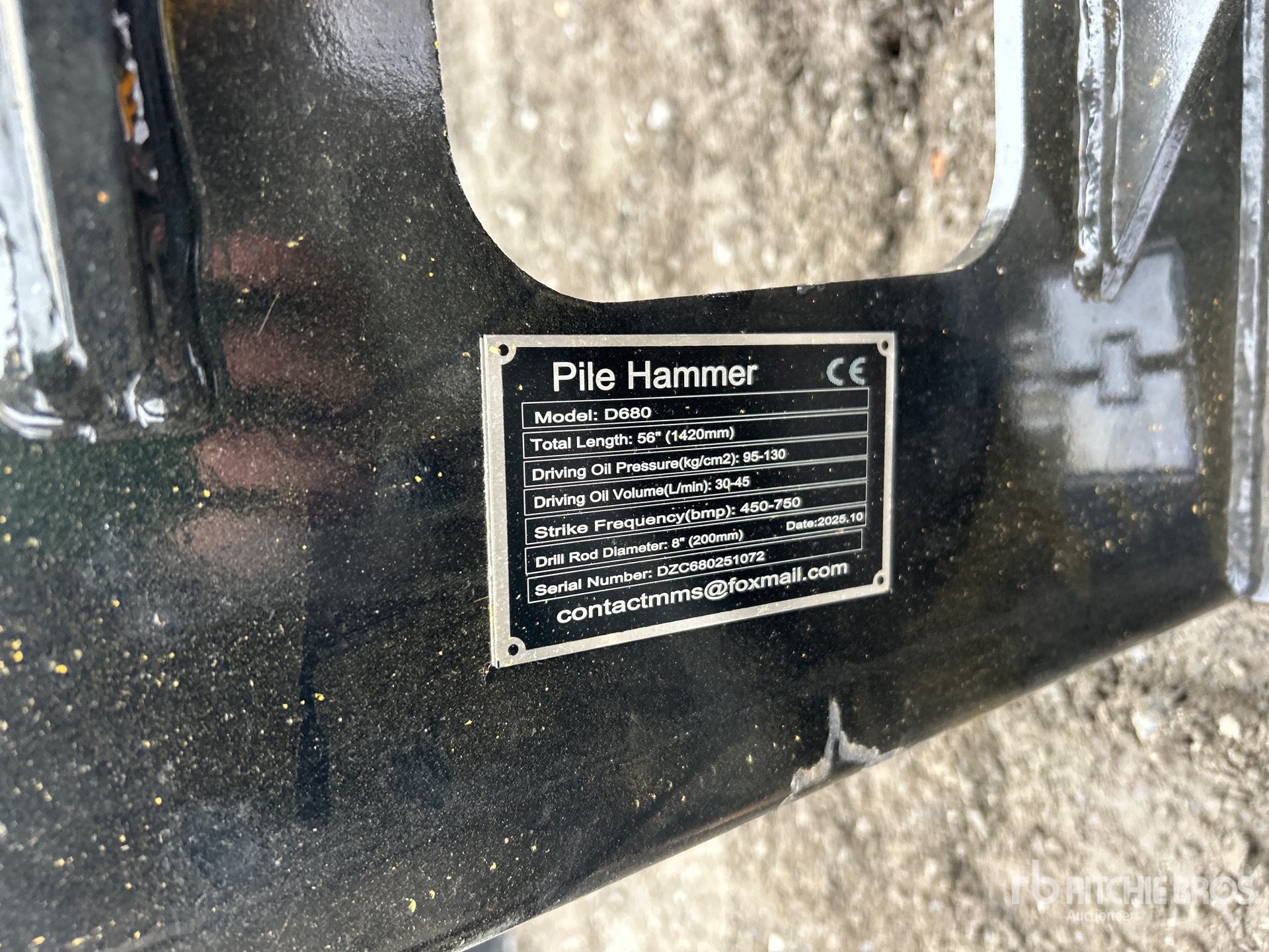 General Appearance with N.º de serie/VIN