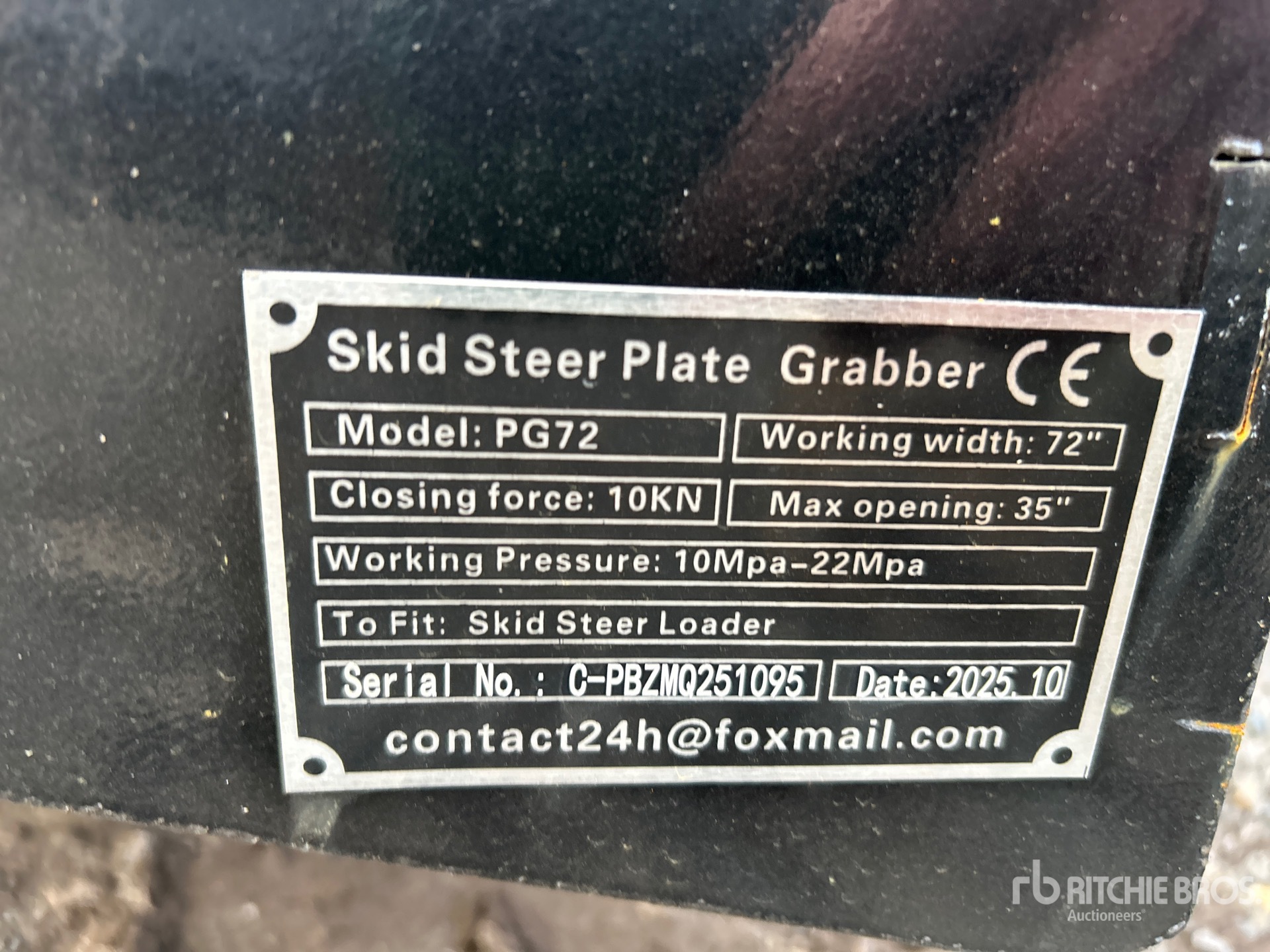 General Appearance with N.º de serie/VIN