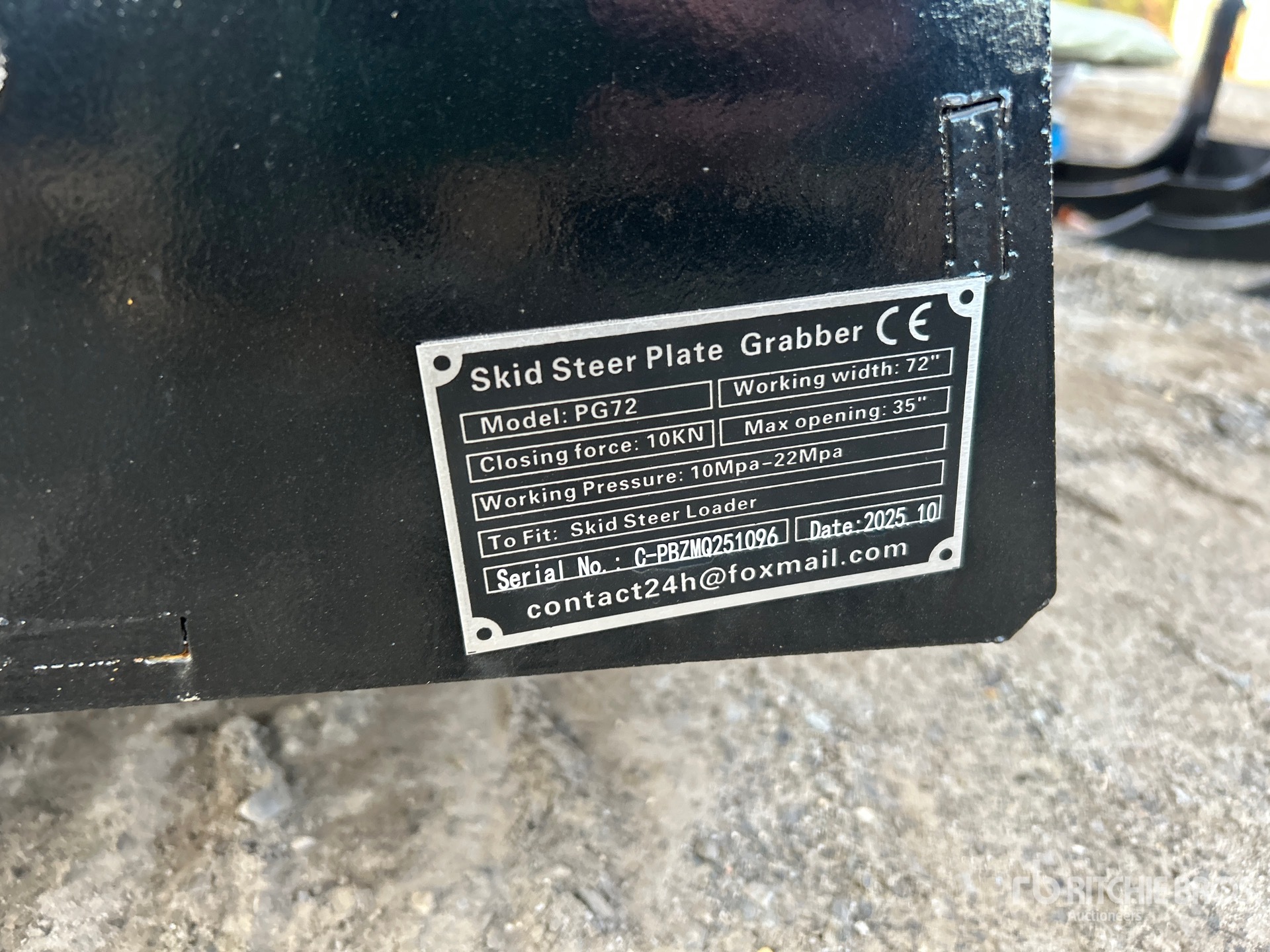 General Appearance with N.º de serie/VIN