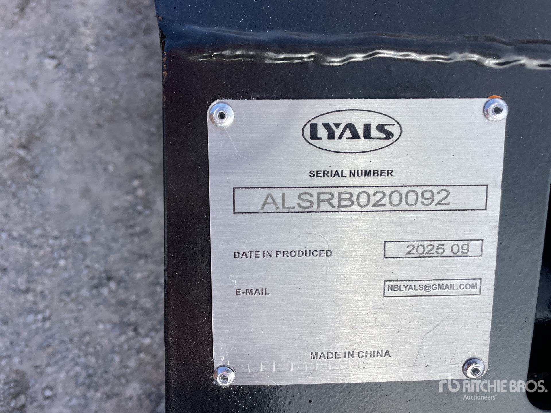 General Appearance with N.º de serie/VIN