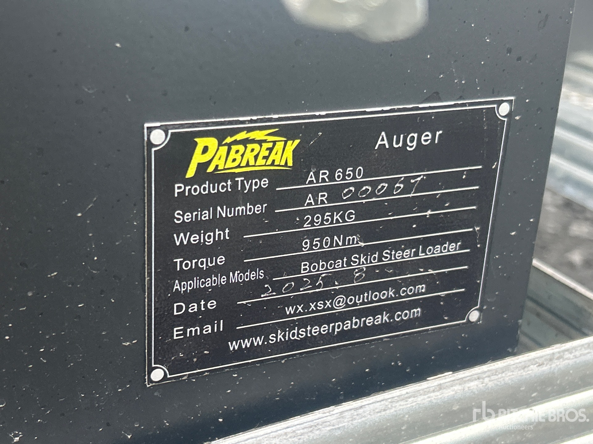 General Appearance with Seriennummer / FIN