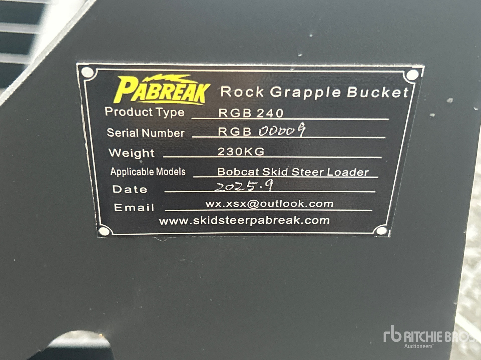 General Appearance with Numer seryjny/numer identyfikacyjny pojazdu