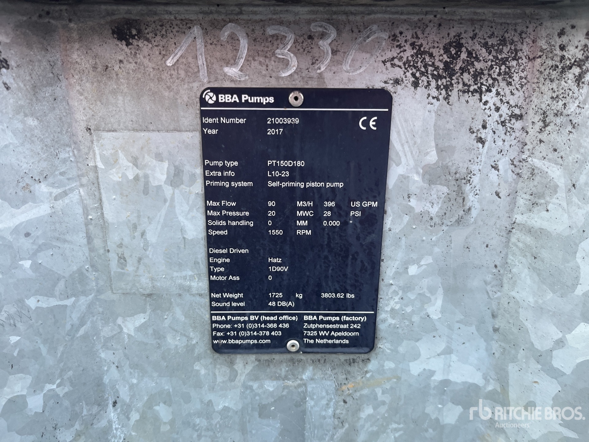 General Appearance with Seriennummer / FIN