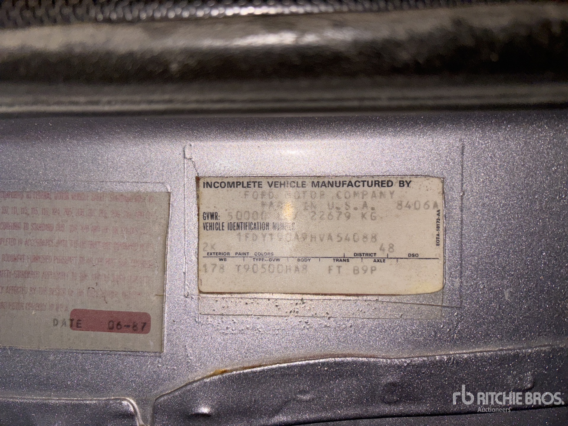 General Appearance with Seriennummer / FIN