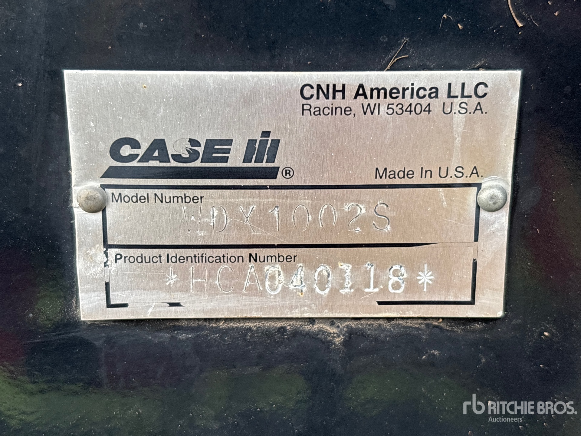 General Appearance with N.º de serie/VIN