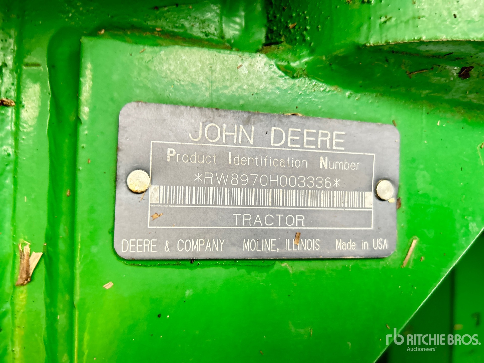 General Appearance with Numer seryjny/numer identyfikacyjny pojazdu