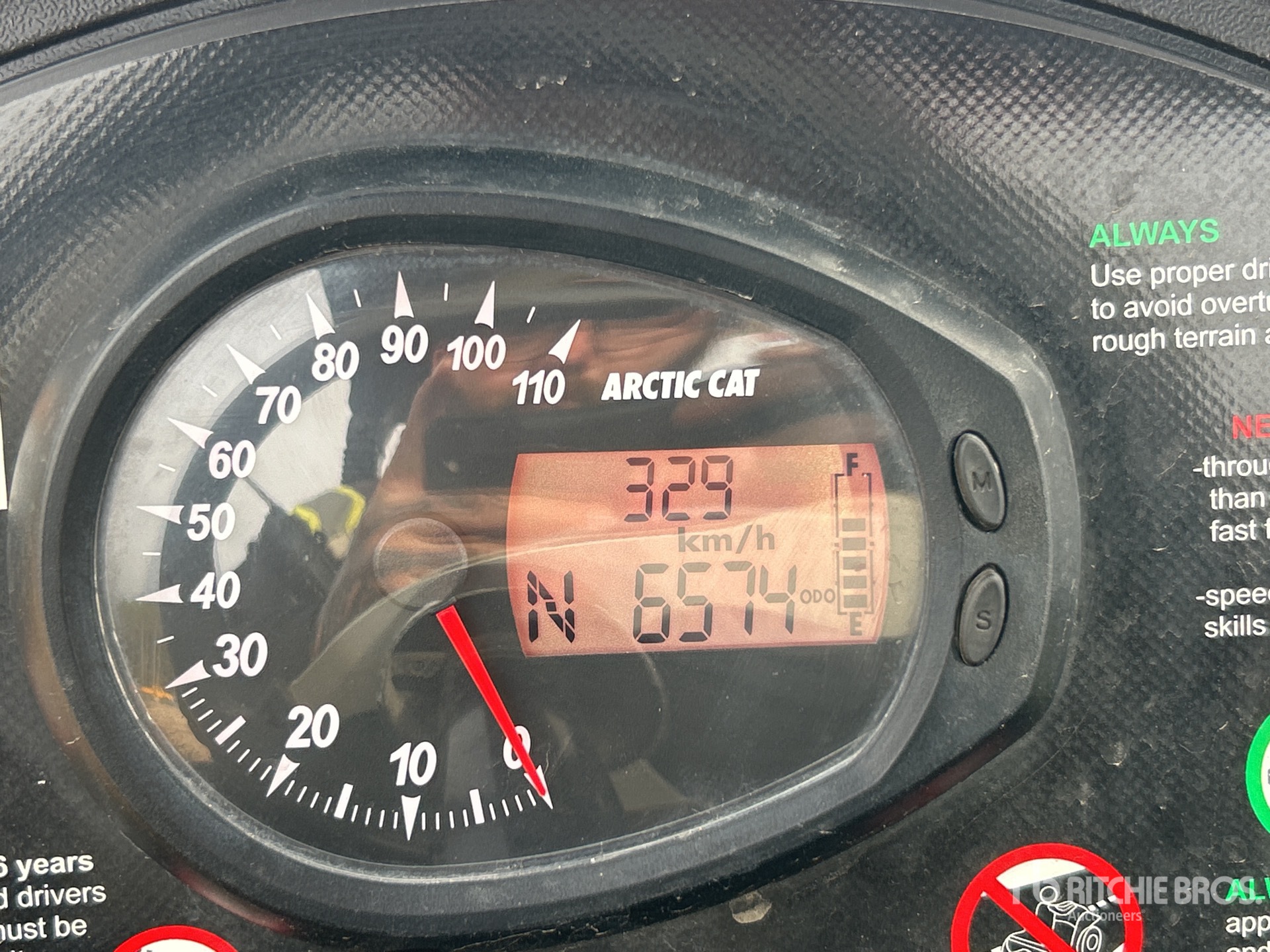 General Appearance with Hour Meter / Odometer