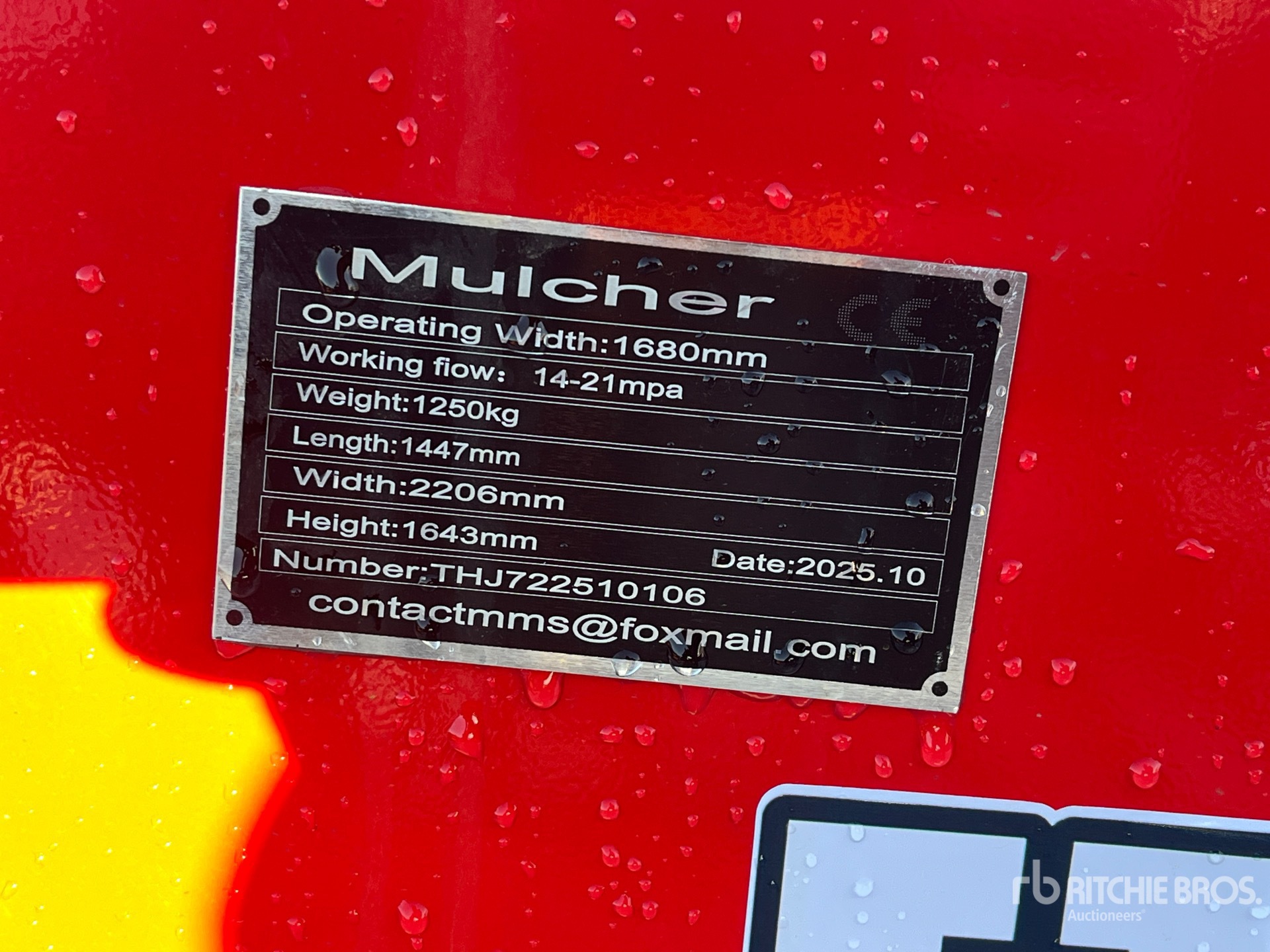 General Appearance with N.º de serie/VIN