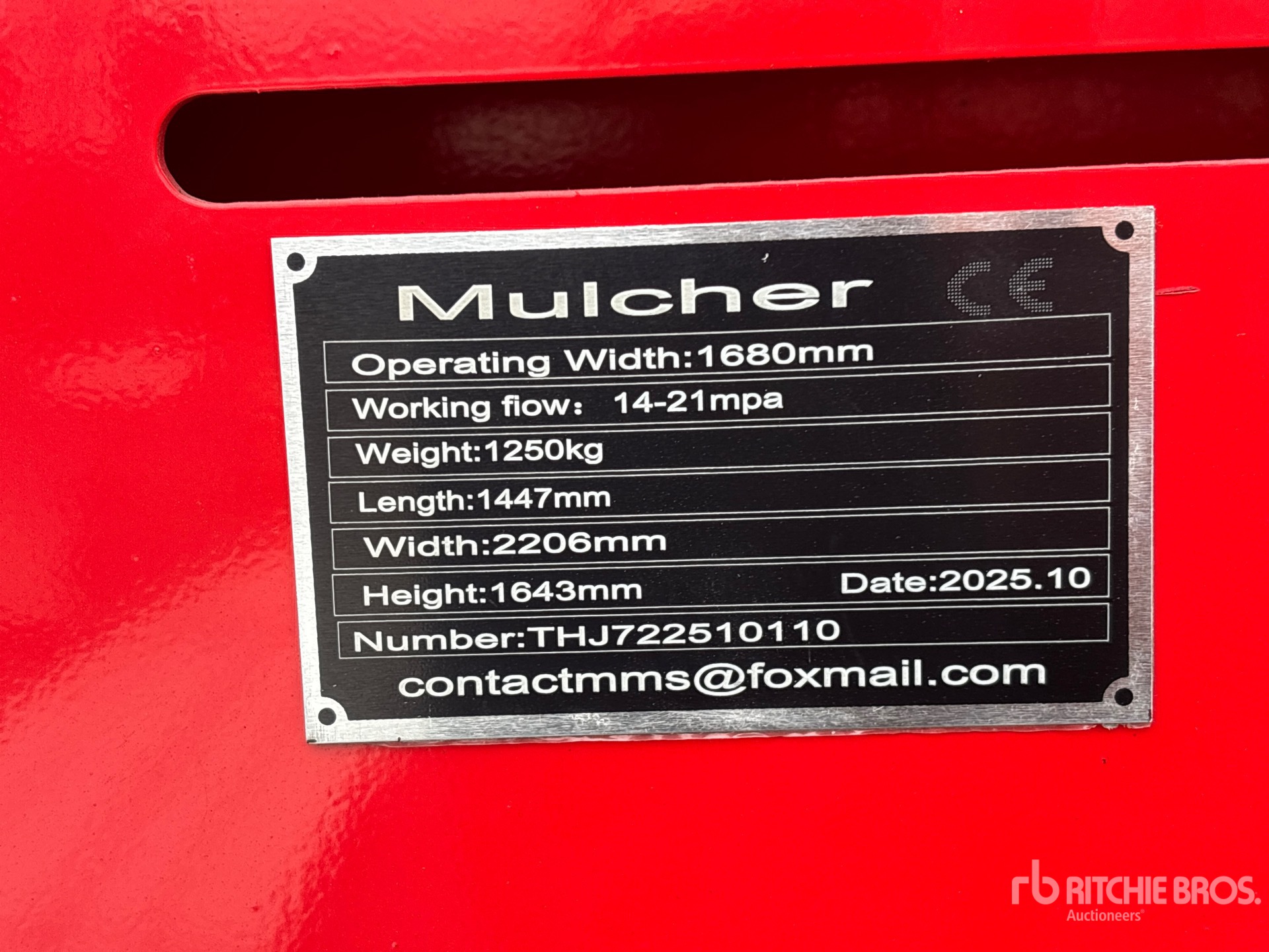 General Appearance with N.º de serie/VIN