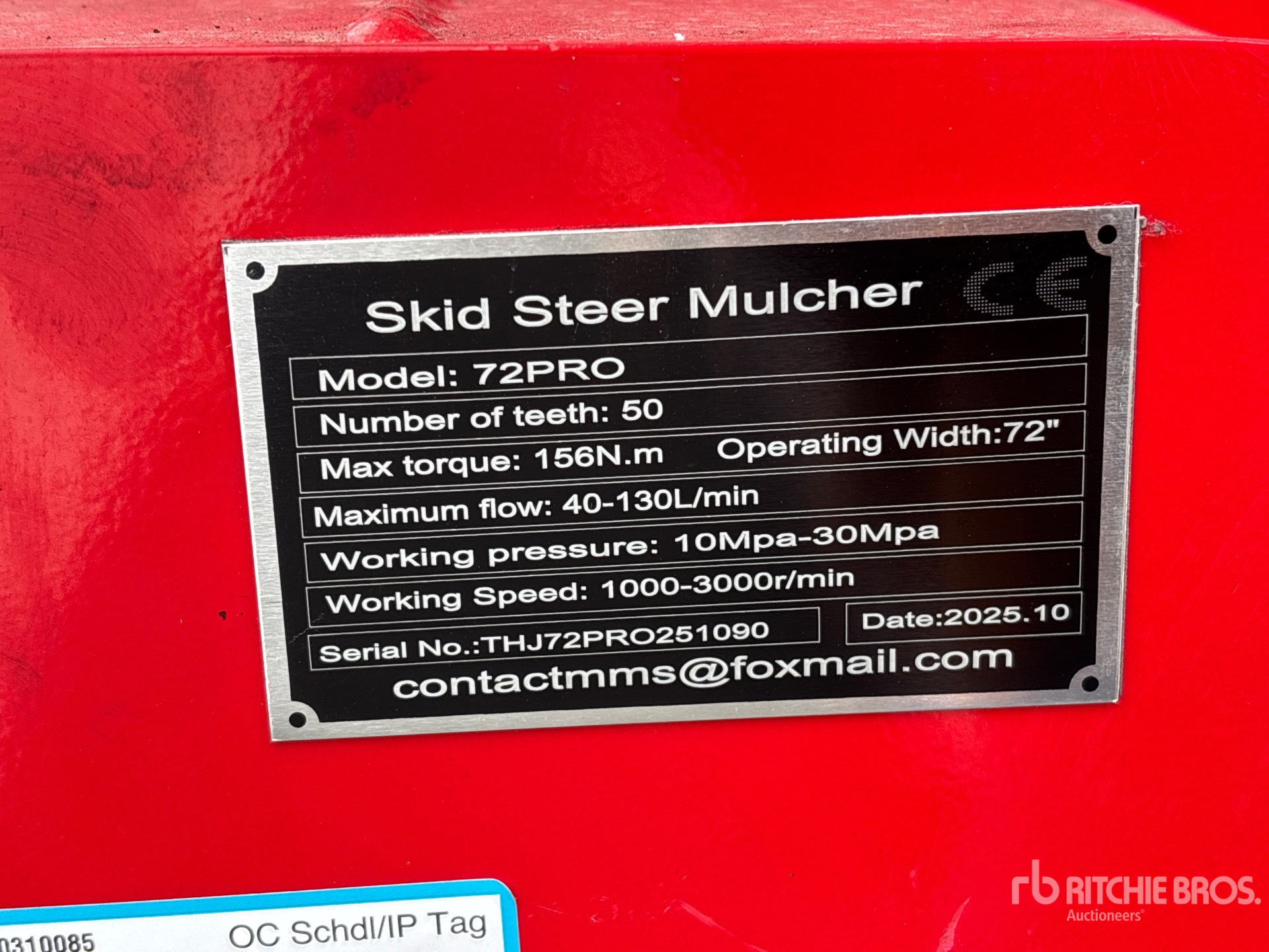 General Appearance with N.º de serie/VIN