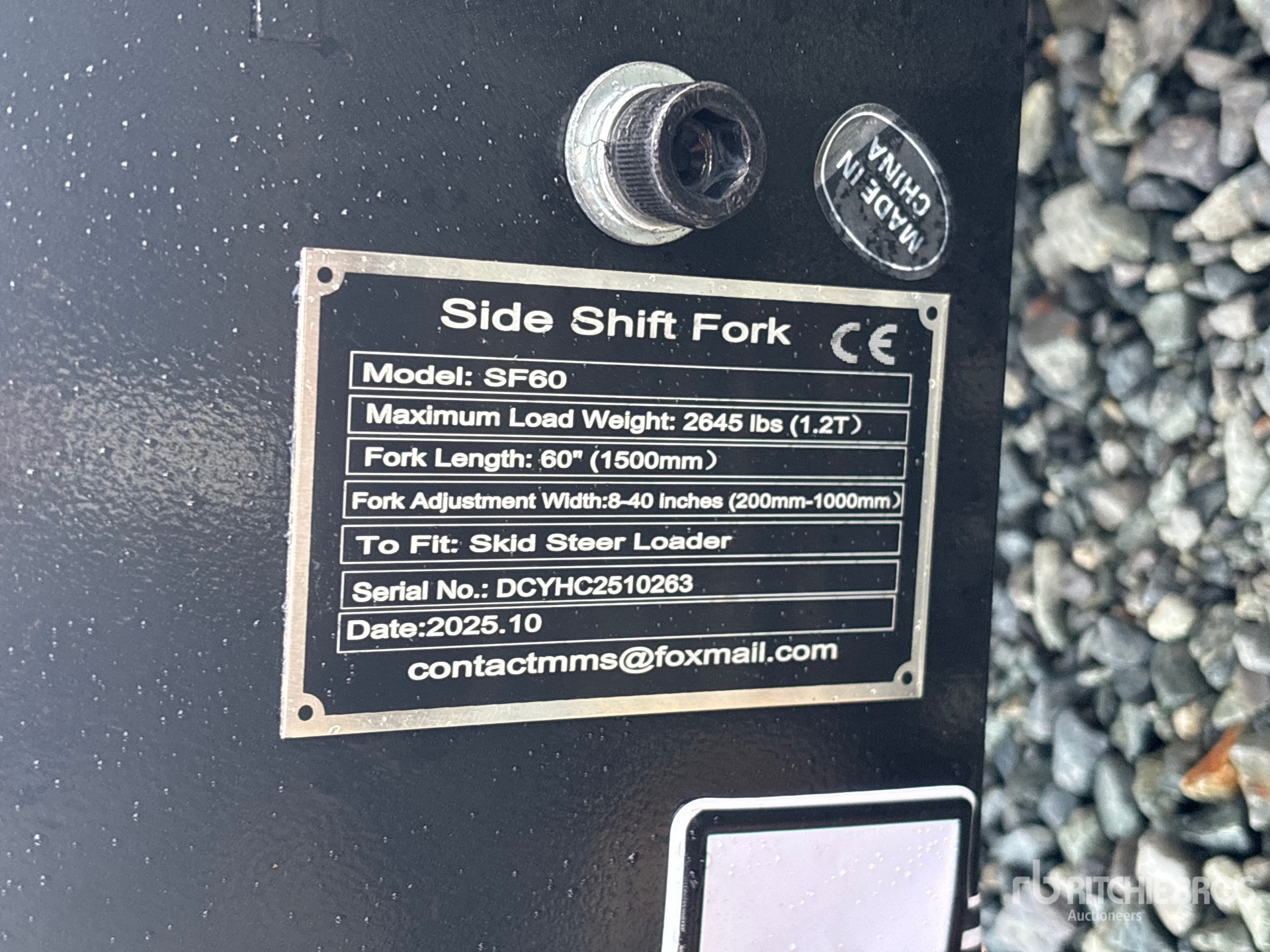 General Appearance with Numer seryjny/numer identyfikacyjny pojazdu