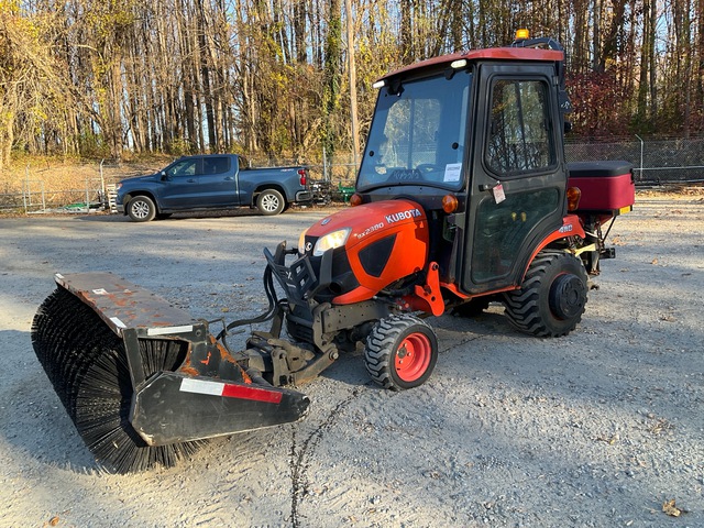 2020 Kubota BX2380 4WD 60” broom Utility Tractor