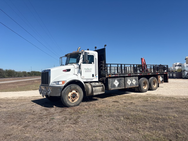 2012 Peterbilt 348 6x4 Flatbed Truck
