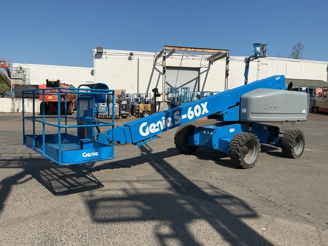 2013 Genie S-60X 4WD Diesel Telescopic Boom Lift