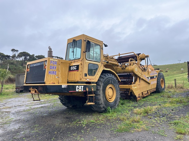 1992 Cat 615C Single Engine Elevating Motor Scraper