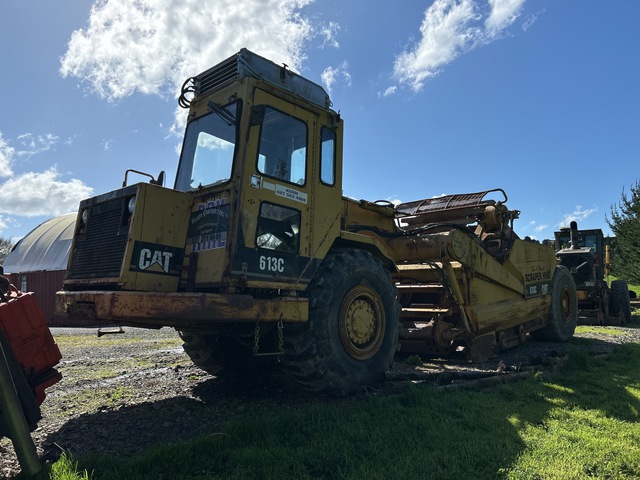 1991 Cat 613C Single Engine Elevating Motor Scraper