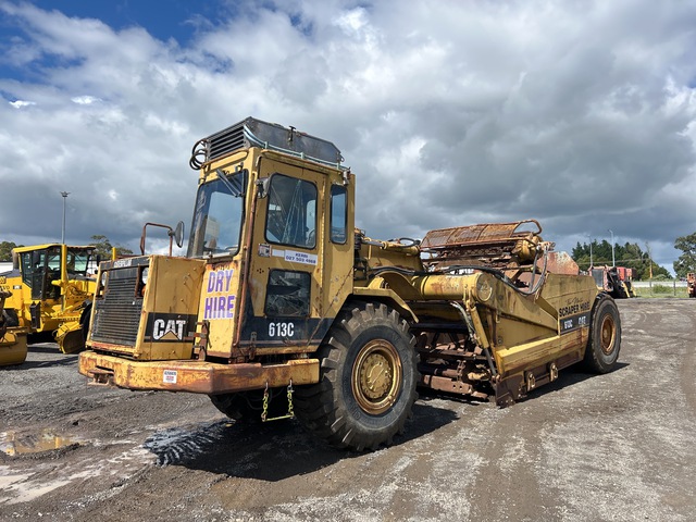 1991 Cat 613C Single Engine Elevating Motor Scraper