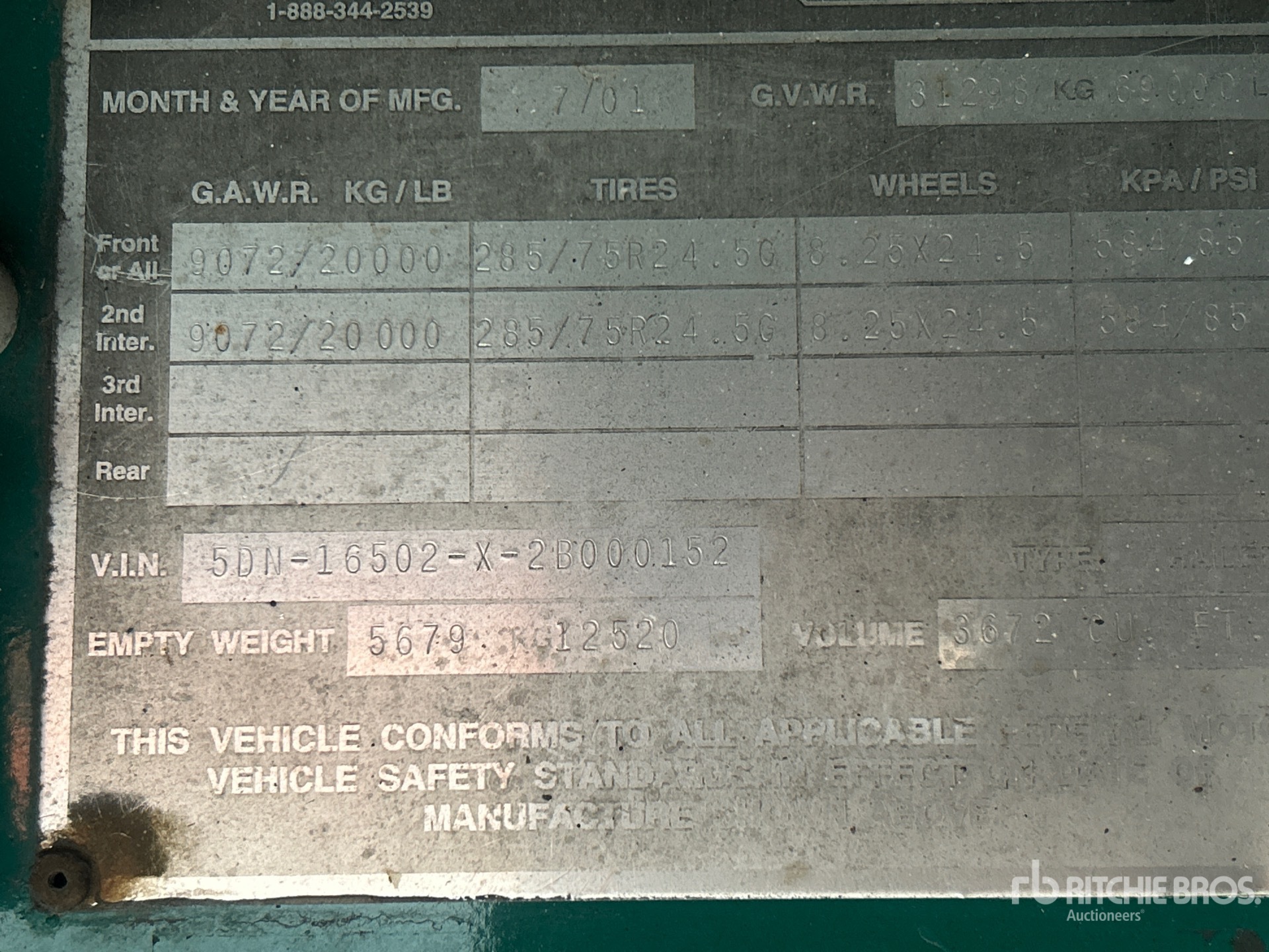 General Appearance with Seriennummer / FIN