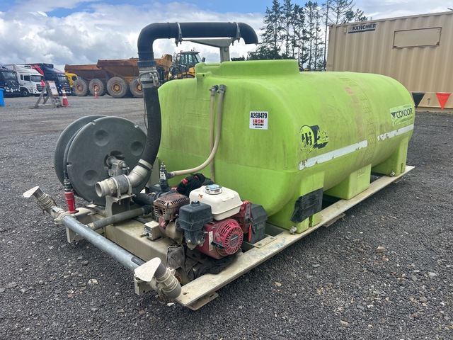 AquaPath 2000 L Skid-Mounted Water Tank