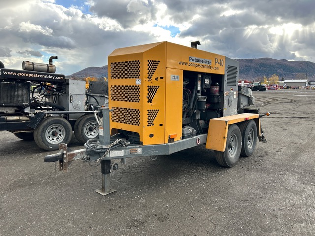 2021 Putzmeister TK70 Trailer Mounted Concrete Pump