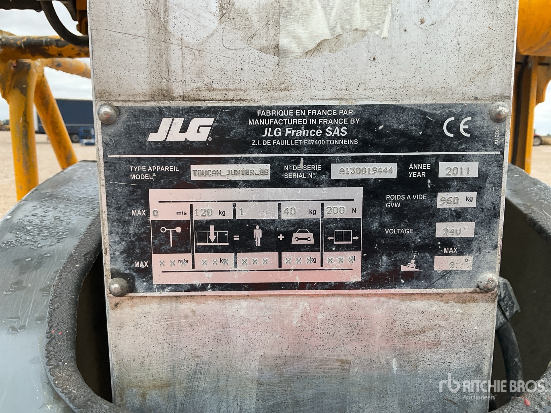 General Appearance with Numéro de série/Numéro d'identification du véhicule automobile